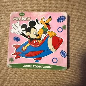 Disney Mickey and Pluto Pink and Blue Puzzle